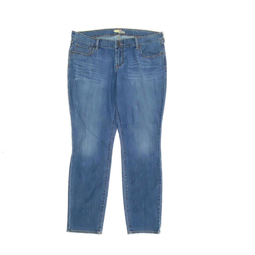 Old‎ Navy The Diva Skinny Women's size 14 Medium Wash Blue Denim Jeans